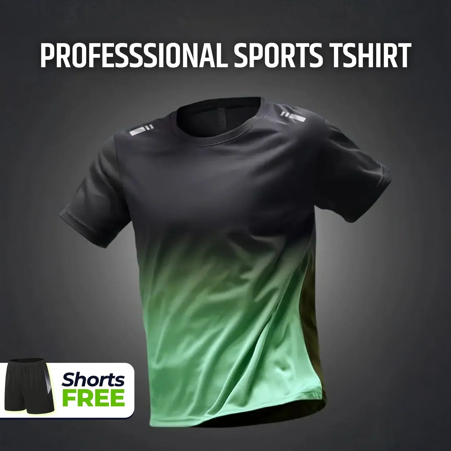 Men's Outdoor Sports Quick-Drying Breathable 2-Piece Combo Set 🏃♂️👕 (Get Shorts Free🔥)