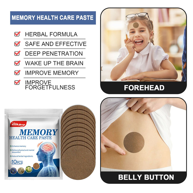 Memory Health Care Paste | Memory Enhancing Patch (Buy 1 Get 1 Free🔥🔥)