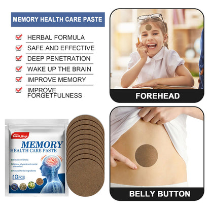 Memory Health Care Paste | Memory Enhancing Patch (Buy 1 Get 1 Free🔥🔥)