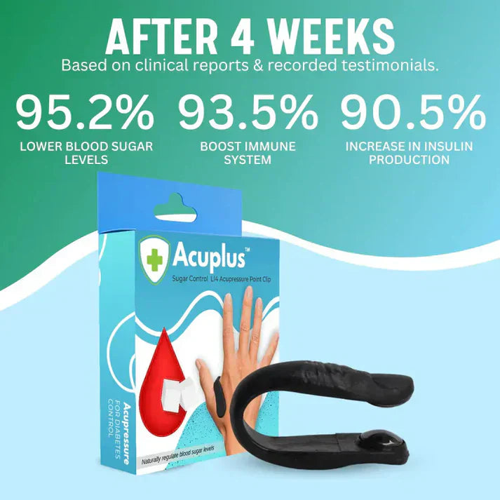 Acuplus Sugar Control Acupressure Point Clip - Buy 1 Get 2 FREE 🔥