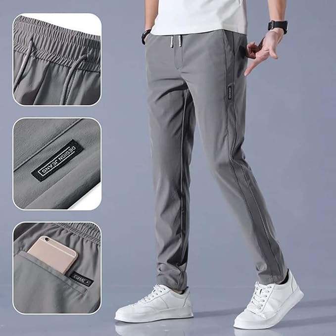 Buy 1 Get 1 Free Men's Regular Fit Lycra Track Pants (Pack of 2)
